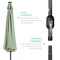 Best Choice Products 10ft Solar LED Lighted Patio Umbrella w/ Tilt Adjustment, UV-Resistant Fabric